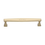 M Marcus Heritage Brass Deco Design Cabinet Handle 160mm Centre to Centre